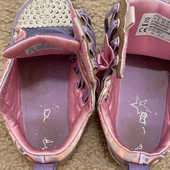Skechers Twinkle Toes shoes. Girl Sz 10 - Picture 10 of 12